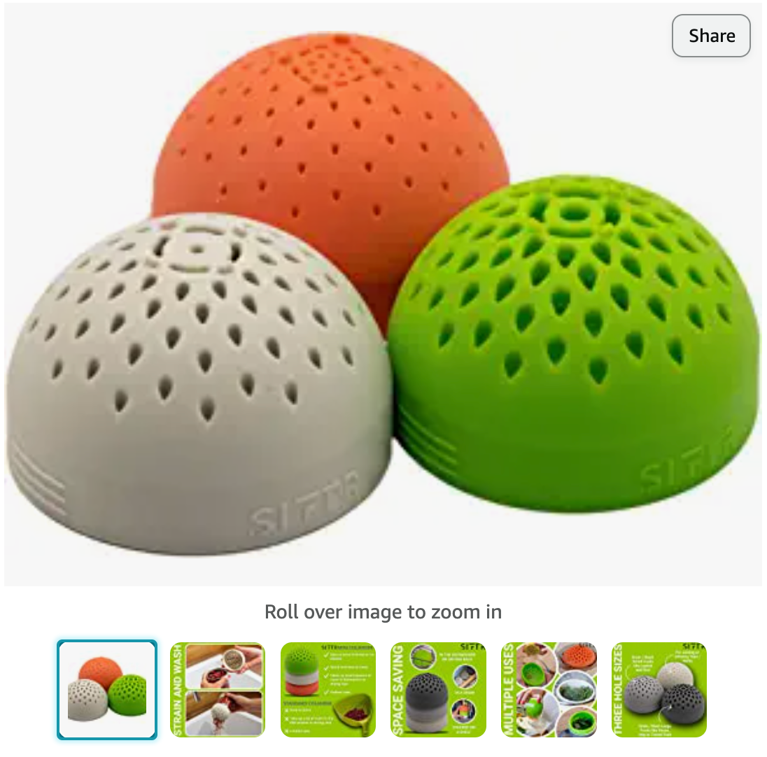 SIFTR – The Micro Silicone Colander
