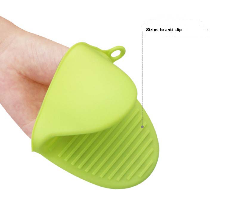 Silicone Oven Gloves Mini Pot Holder Grips Mitt Heat Resistant