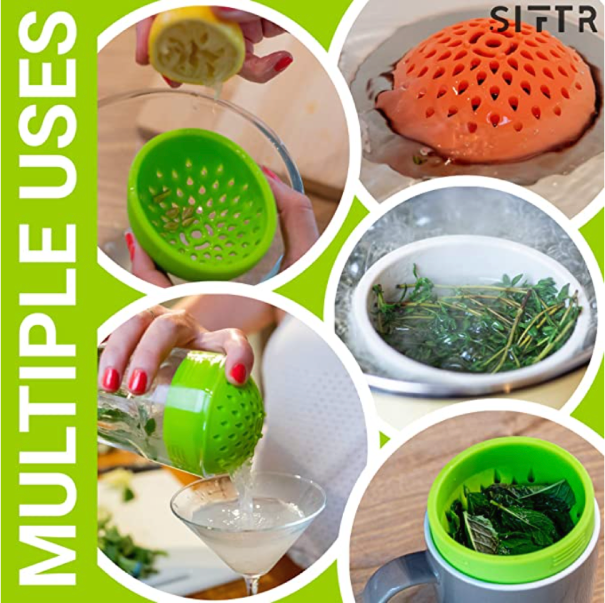 Silicone Can Filter, Multifunctional Mini Colander, Food Mesh Can